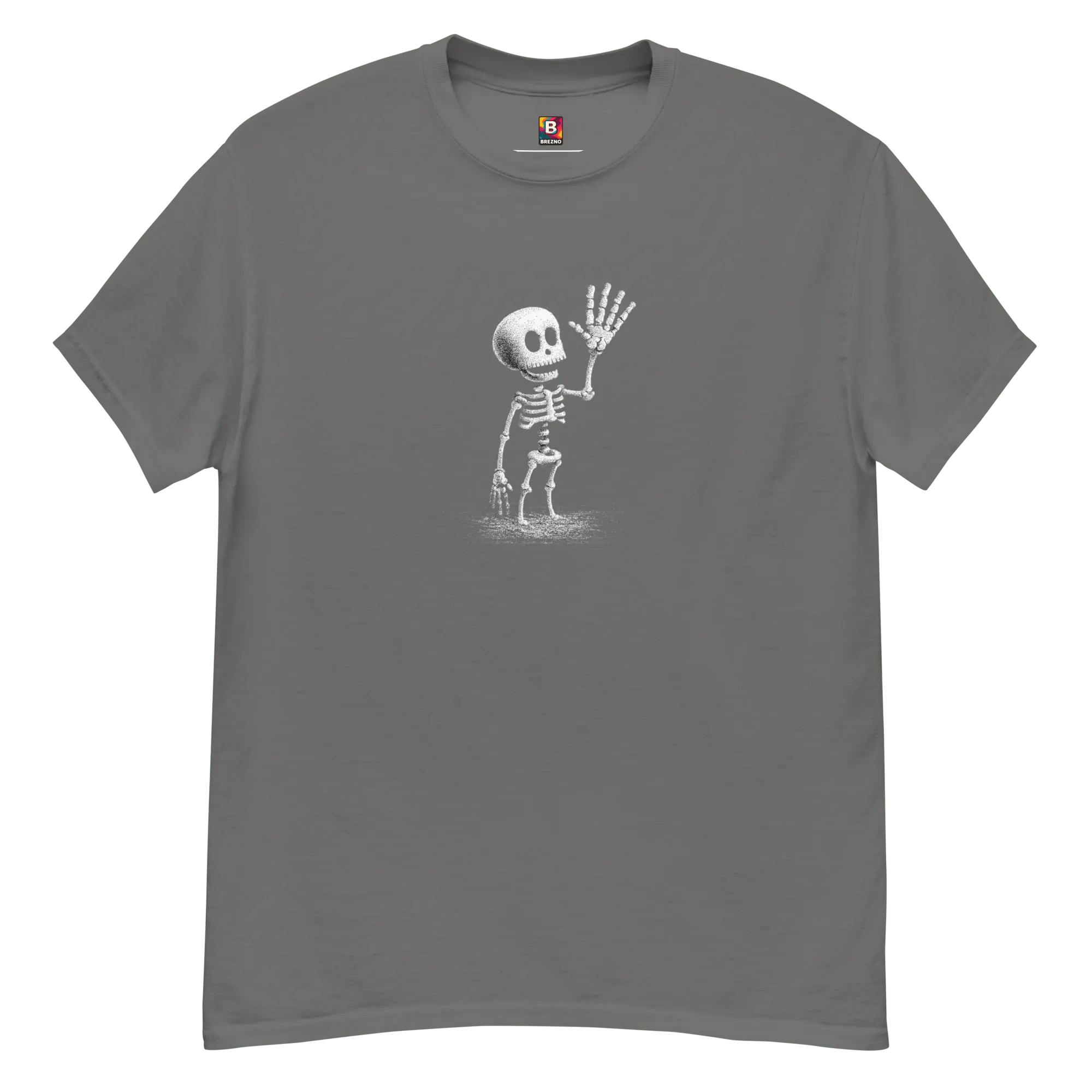 Skeleton Dance T-Shirt - Lustiges Halloween Totenkopf Shirt von Brezno 