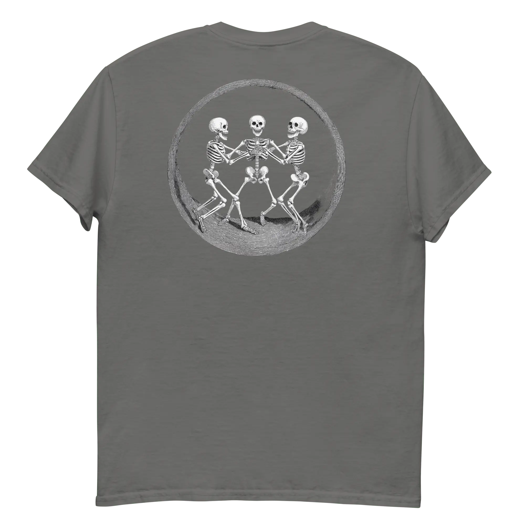 Skeleton Dance T-Shirt - Lustiges Halloween Totenkopf Shirt von Brezno 