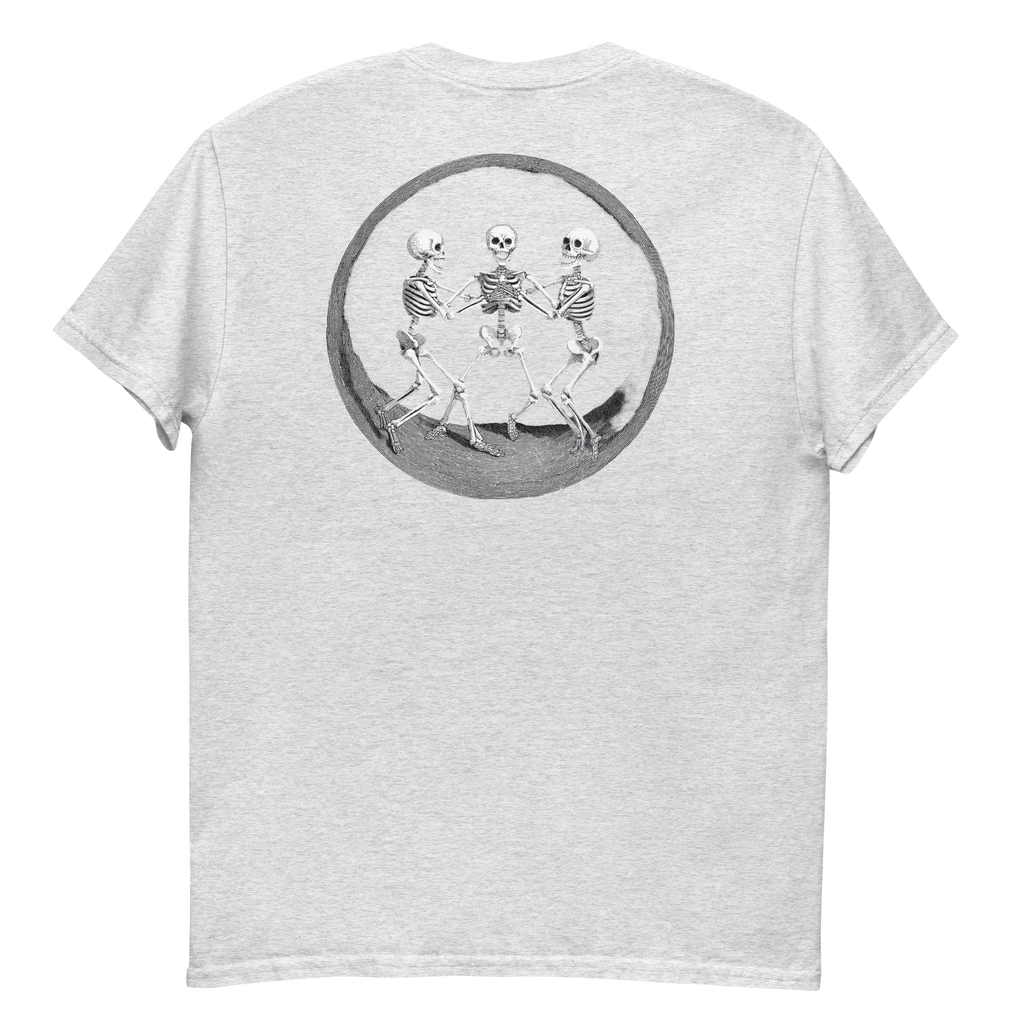 Skeleton Dance T-Shirt - Lustiges Halloween Totenkopf Shirt von Brezno 