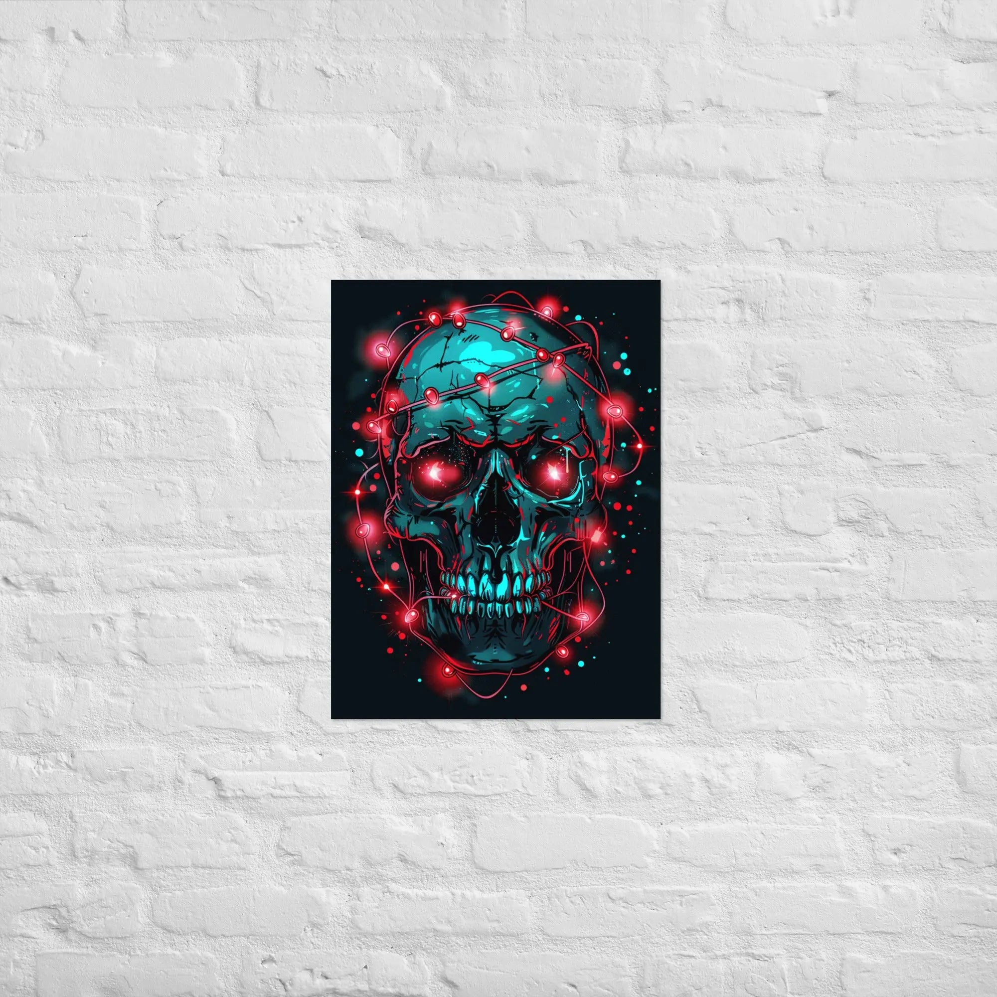 Skull-Art Poster – Modernes Gothic-Design für starke Wand-Statements – von Brezno 
