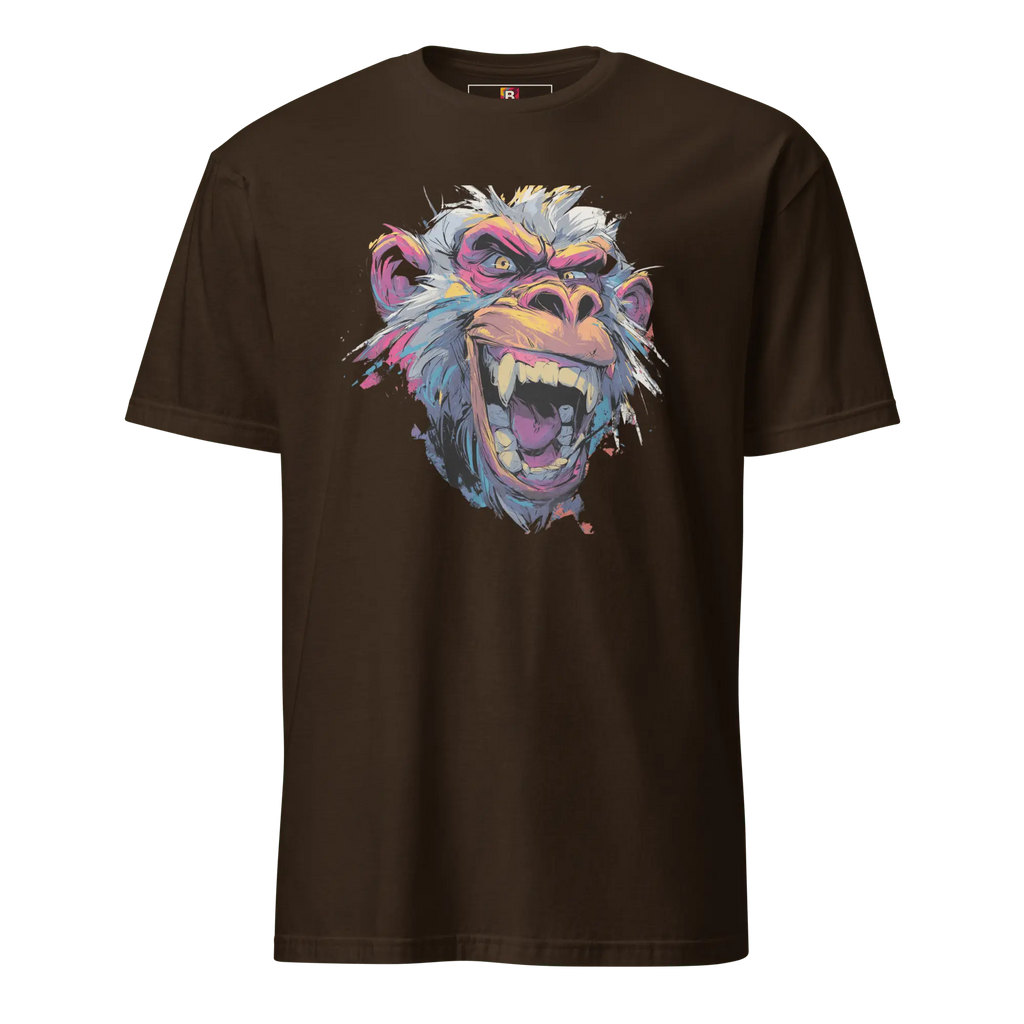 Wilder Pavian T-Shirt - Neon Comic Affe im Streetstyle | Statement Mode für Mutige von Brezno 
