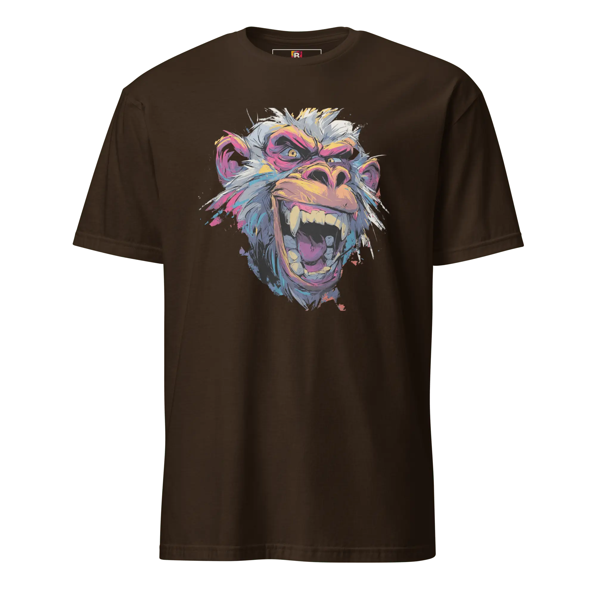 Wilder Pavian T-Shirt - Neon Comic Affe im Streetstyle | Statement Mode für Mutige von Brezno 