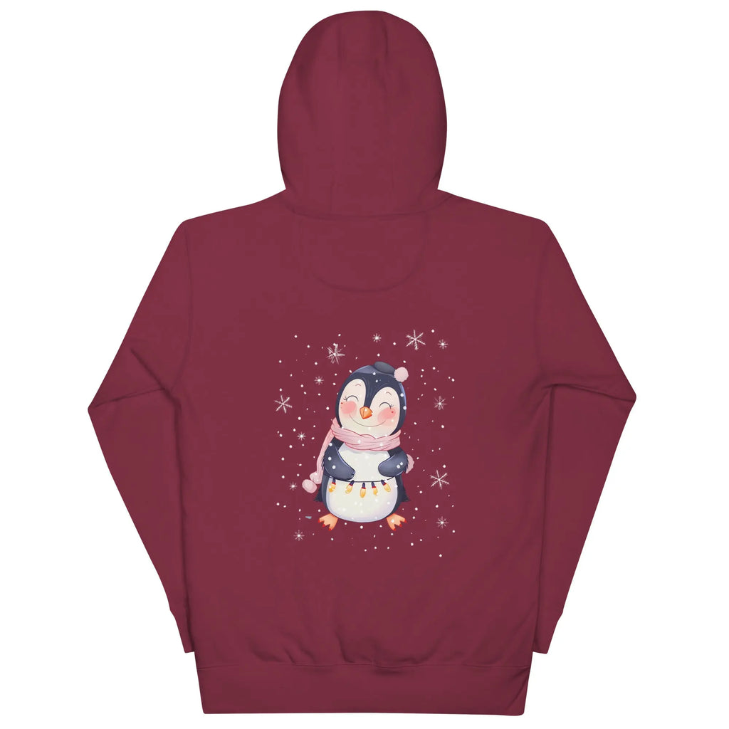 Winter Pinguin Hoodie – Unisex Premium Hoodie – von Brezno 