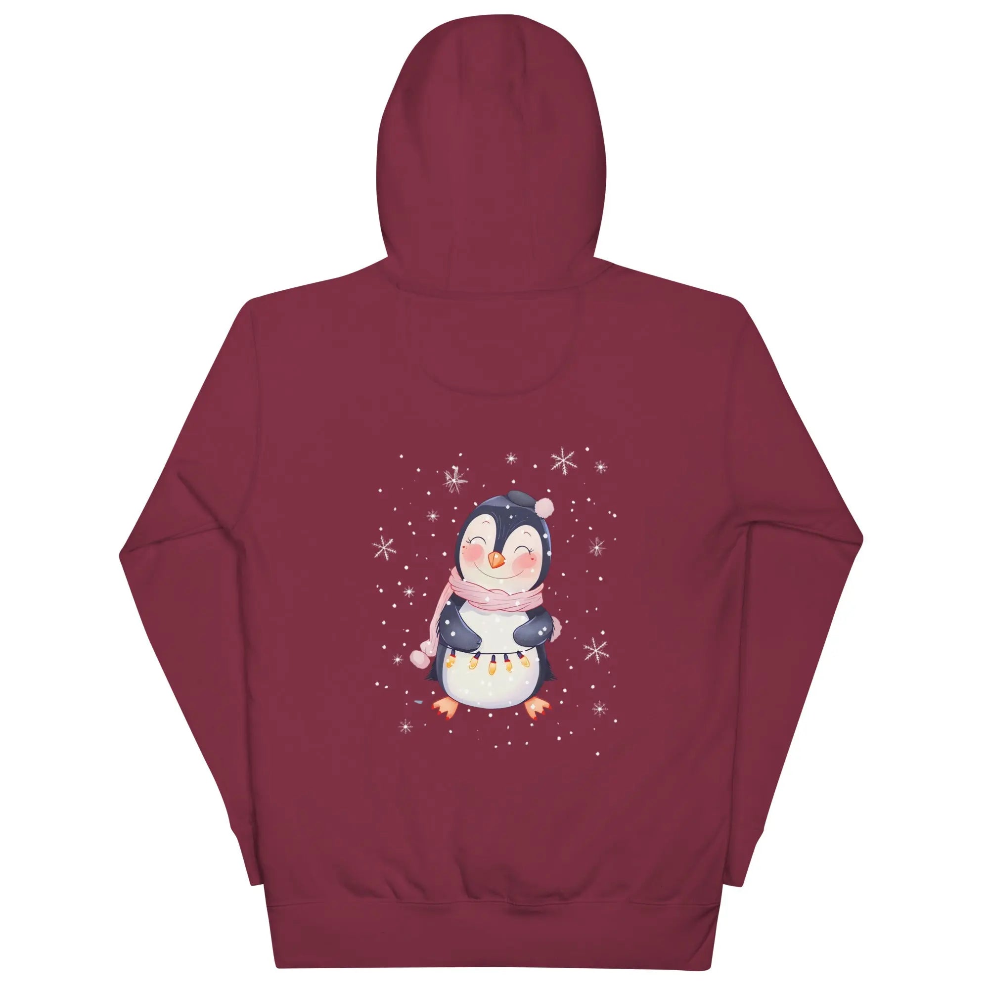 Winter Pinguin Hoodie – Unisex Premium Hoodie – von Brezno 