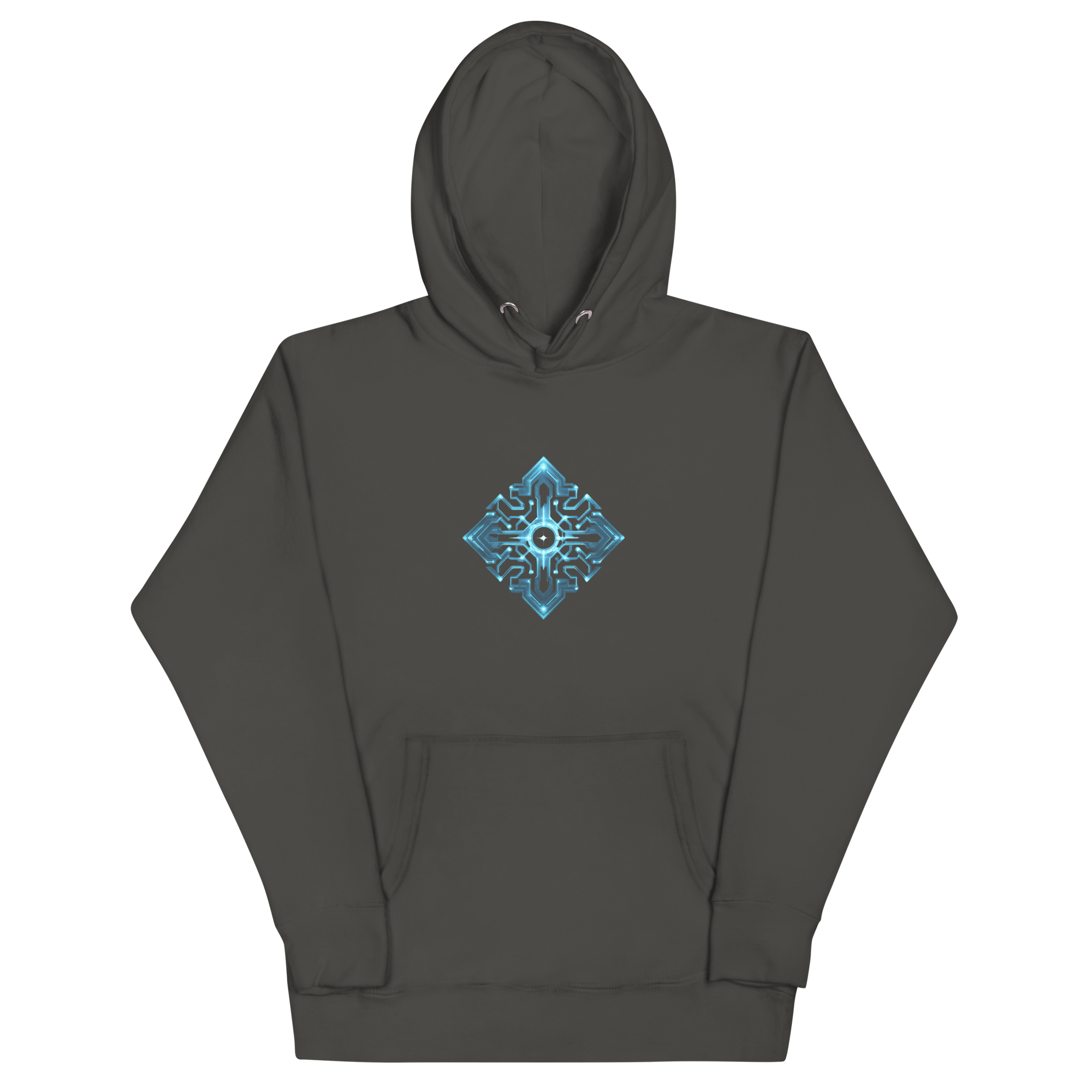 Cyberpunk Neon Unisex Hoodie mit Front - & Backprint | Streetwear Festival Pullover von Brezno – Streetwear von Brezno | Hoodie