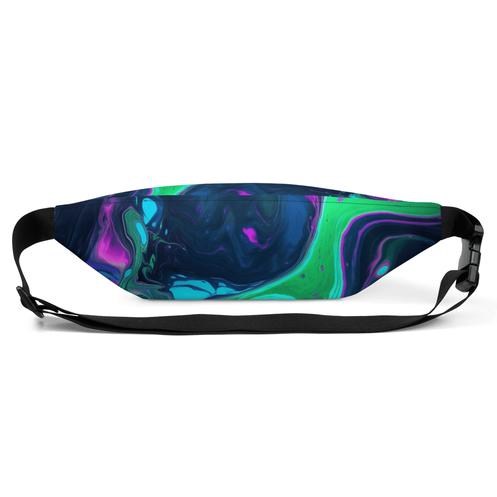 Neon - Wave Gürteltasche mit Allover - Print - Festival Hüfttasche für Streetwear Fans von Brezno – Streetwear von Brezno | Bauchtasche