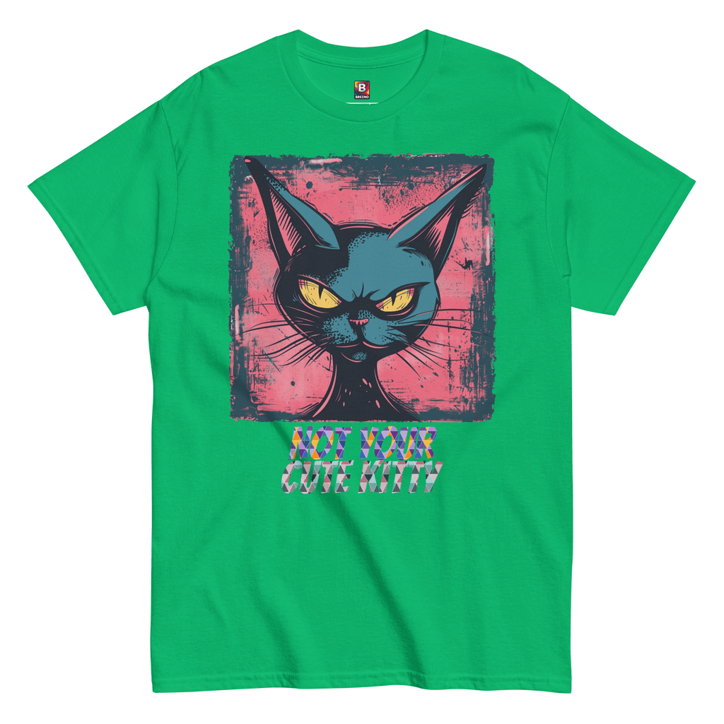 Not Your Cute Kitty - Freches Katzen T-Shirt für Damen & Herren | Lustig, stylisch und auffällig von Brezno – Streetwear von Brezno | Streetwear T-Shirt