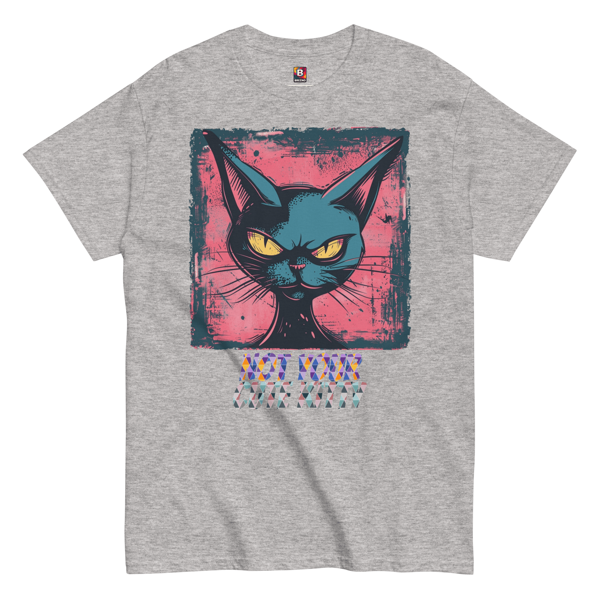 Not Your Cute Kitty - Freches Katzen T-Shirt für Damen & Herren | Lustig, stylisch und auffällig von Brezno – Streetwear von Brezno | Streetwear T-Shirt