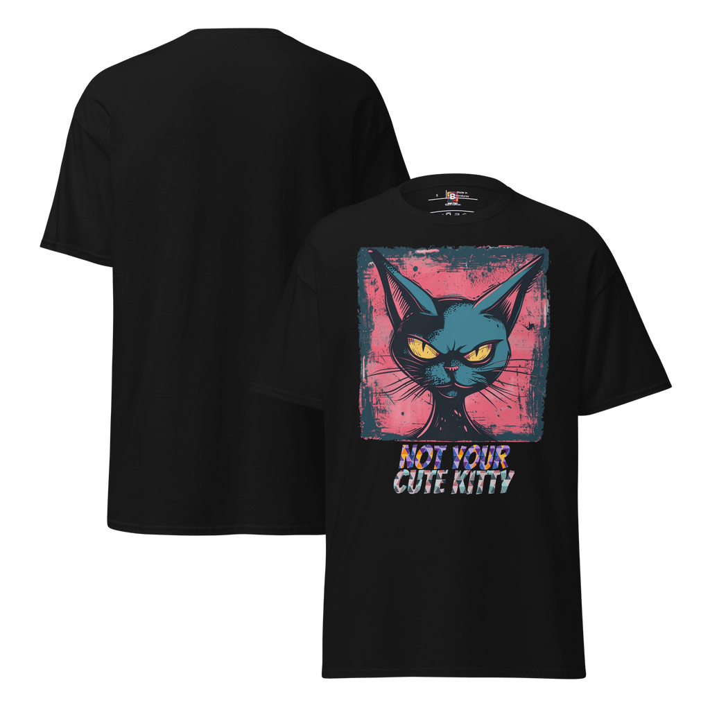 Not Your Cute Kitty - Freches Katzen T-Shirt für Damen & Herren | Lustig, stylisch und auffällig von Brezno – Streetwear von Brezno | Streetwear T-Shirt