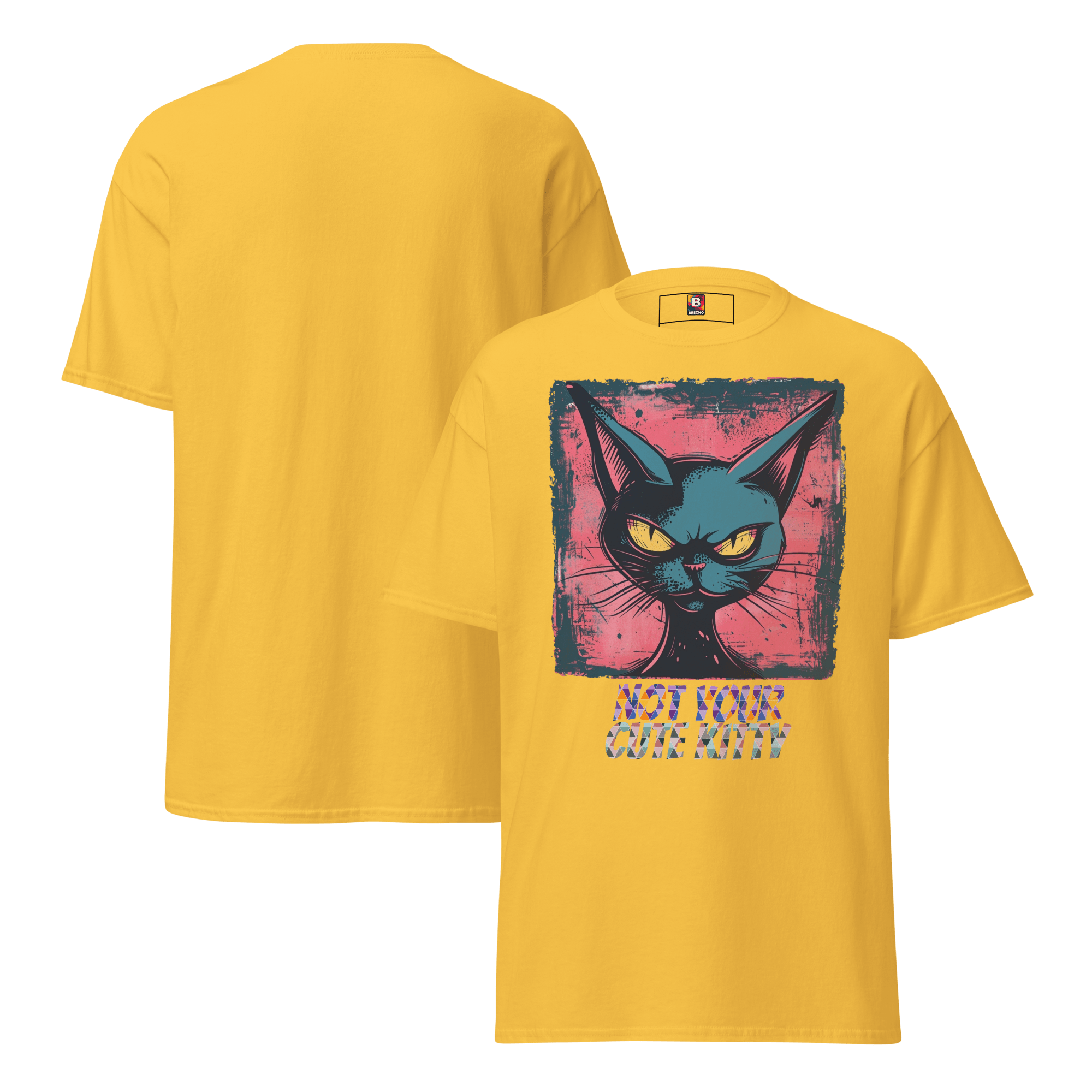 Not Your Cute Kitty - Freches Katzen T-Shirt für Damen & Herren | Lustig, stylisch und auffällig von Brezno – Streetwear von Brezno | Streetwear T-Shirt