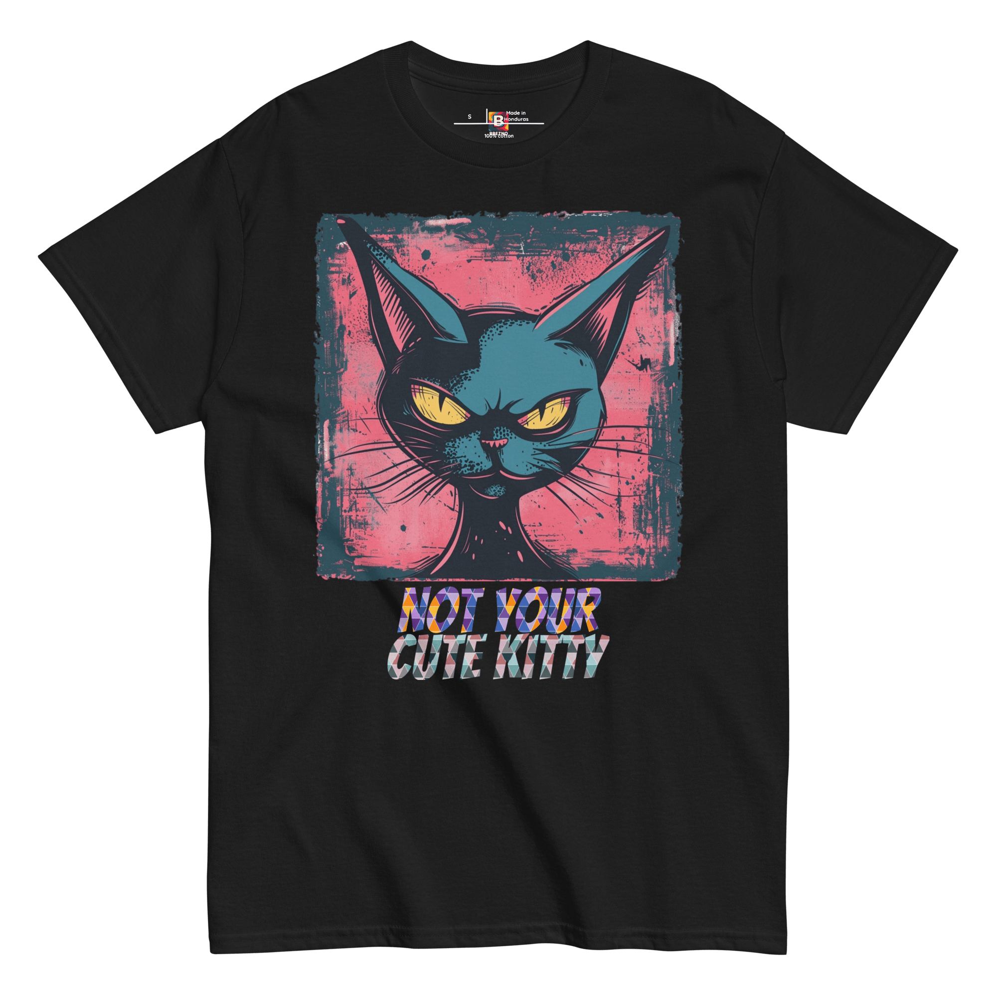Not Your Cute Kitty - Freches Katzen T-Shirt für Damen & Herren | Lustig, stylisch und auffällig von Brezno – Streetwear von Brezno | Streetwear T-Shirt