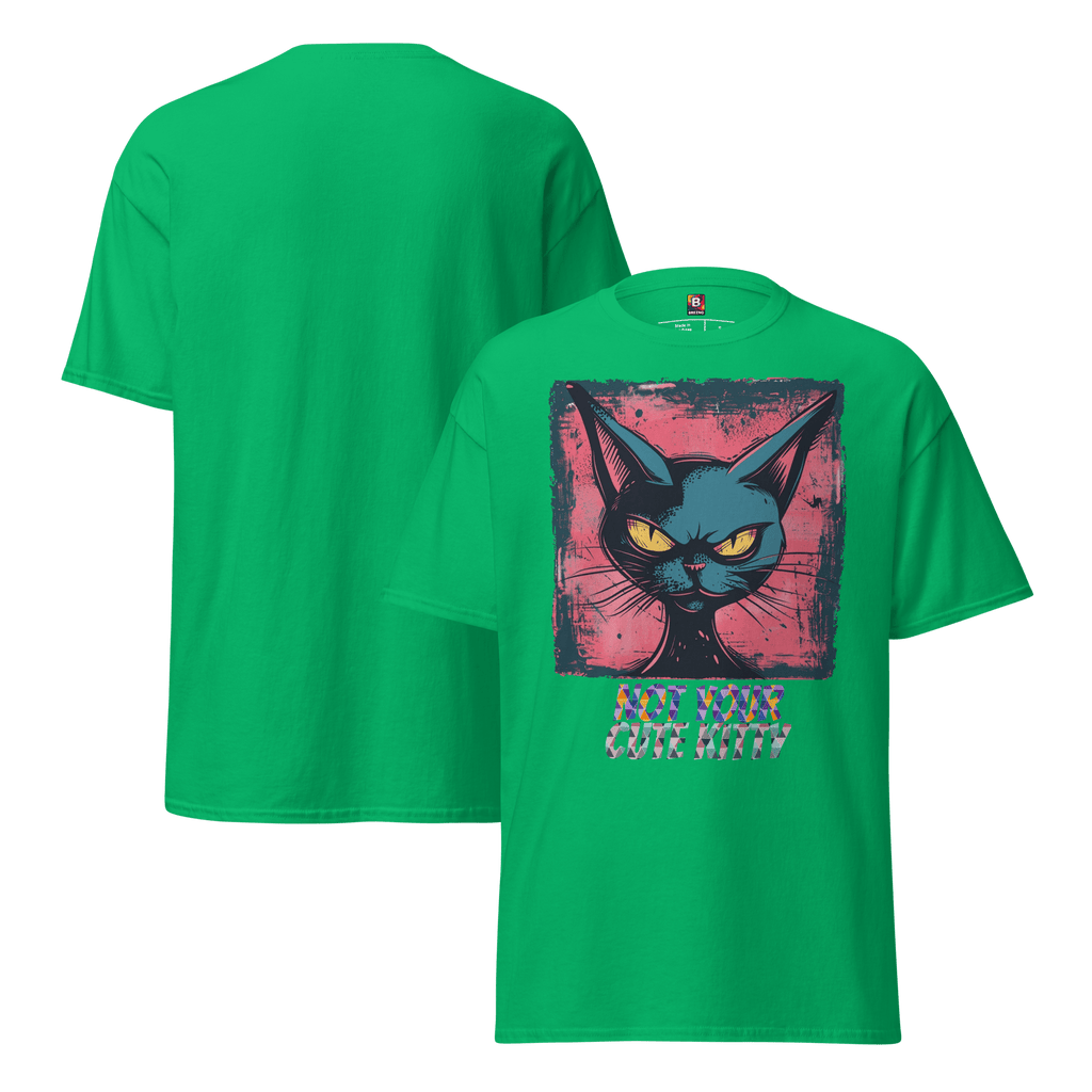 Not Your Cute Kitty - Freches Katzen T-Shirt für Damen & Herren | Lustig, stylisch und auffällig von Brezno – Streetwear von Brezno | Streetwear T-Shirt