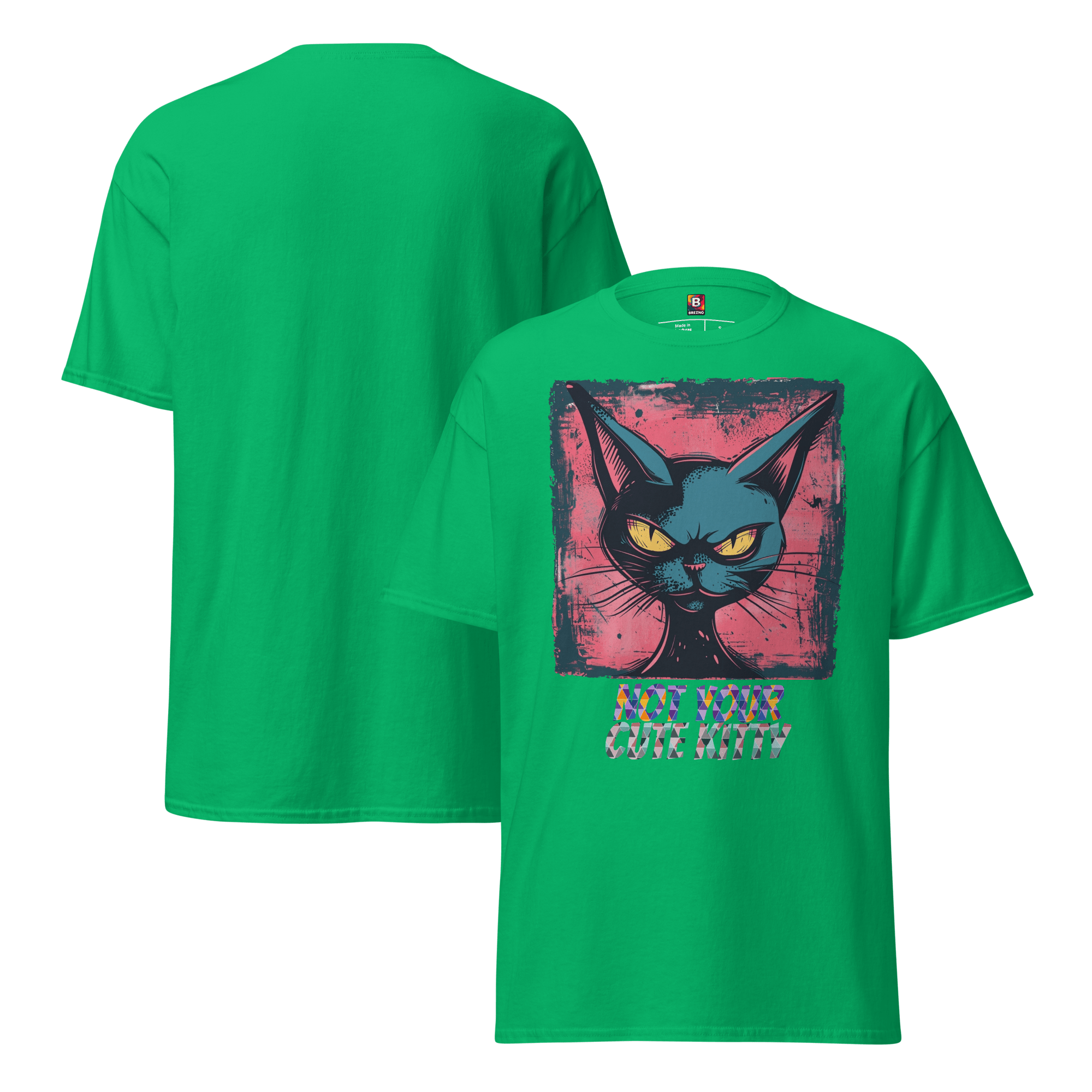 Not Your Cute Kitty - Freches Katzen T-Shirt für Damen & Herren | Lustig, stylisch und auffällig von Brezno – Streetwear von Brezno | Streetwear T-Shirt