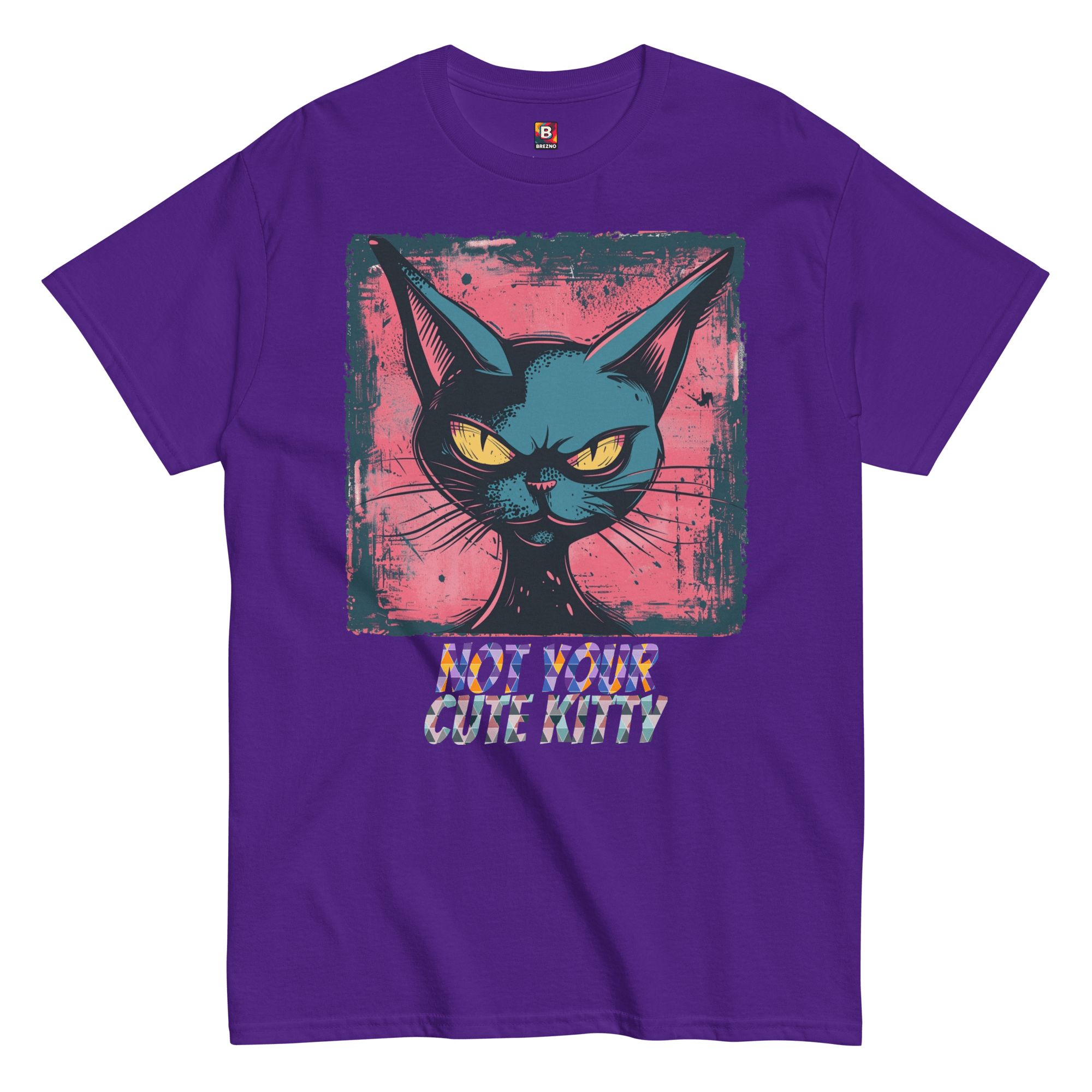 Not Your Cute Kitty - Freches Katzen T-Shirt für Damen & Herren | Lustig, stylisch und auffällig von Brezno – Streetwear von Brezno | Streetwear T-Shirt