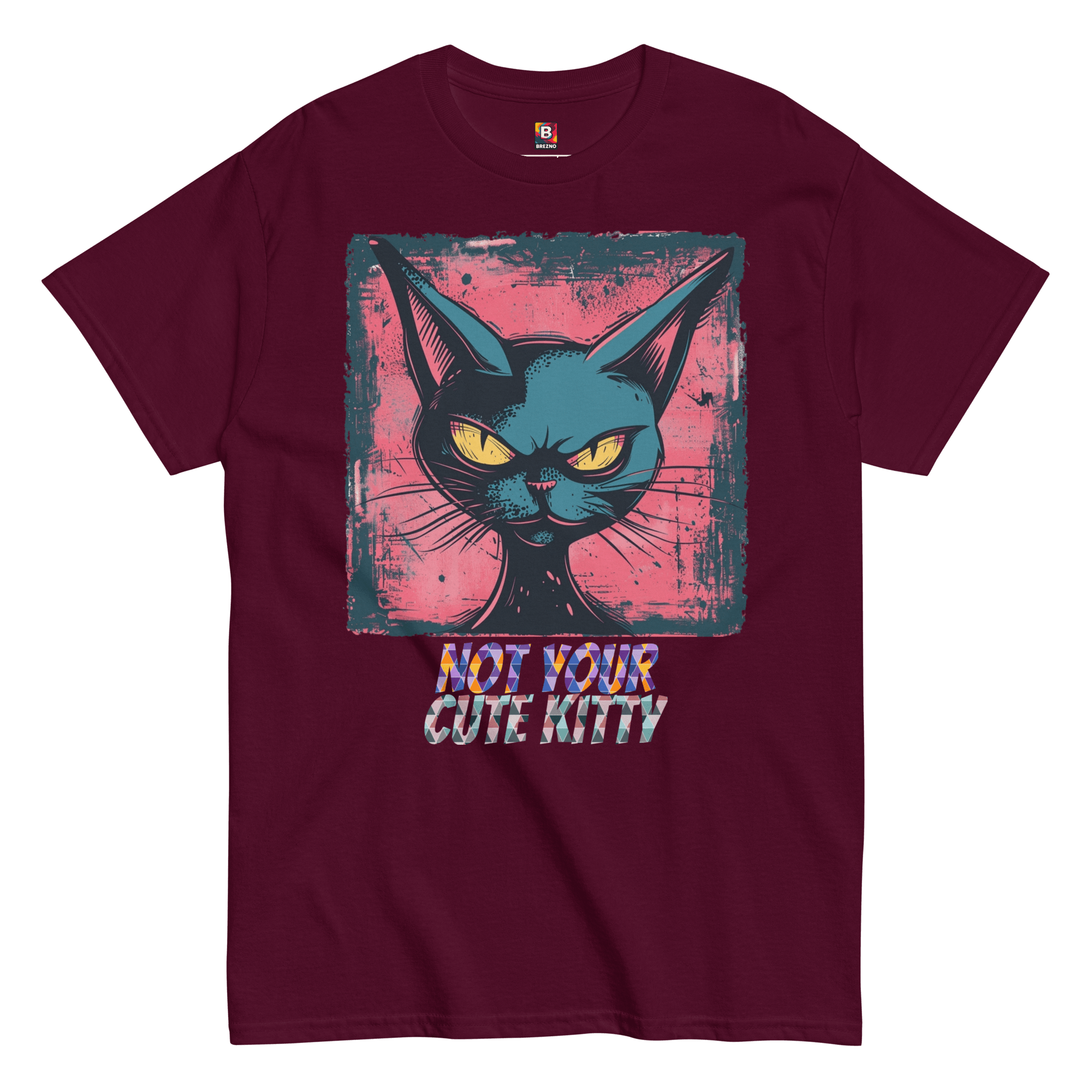 Not Your Cute Kitty - Freches Katzen T-Shirt für Damen & Herren | Lustig, stylisch und auffällig von Brezno – Streetwear von Brezno | Streetwear T-Shirt