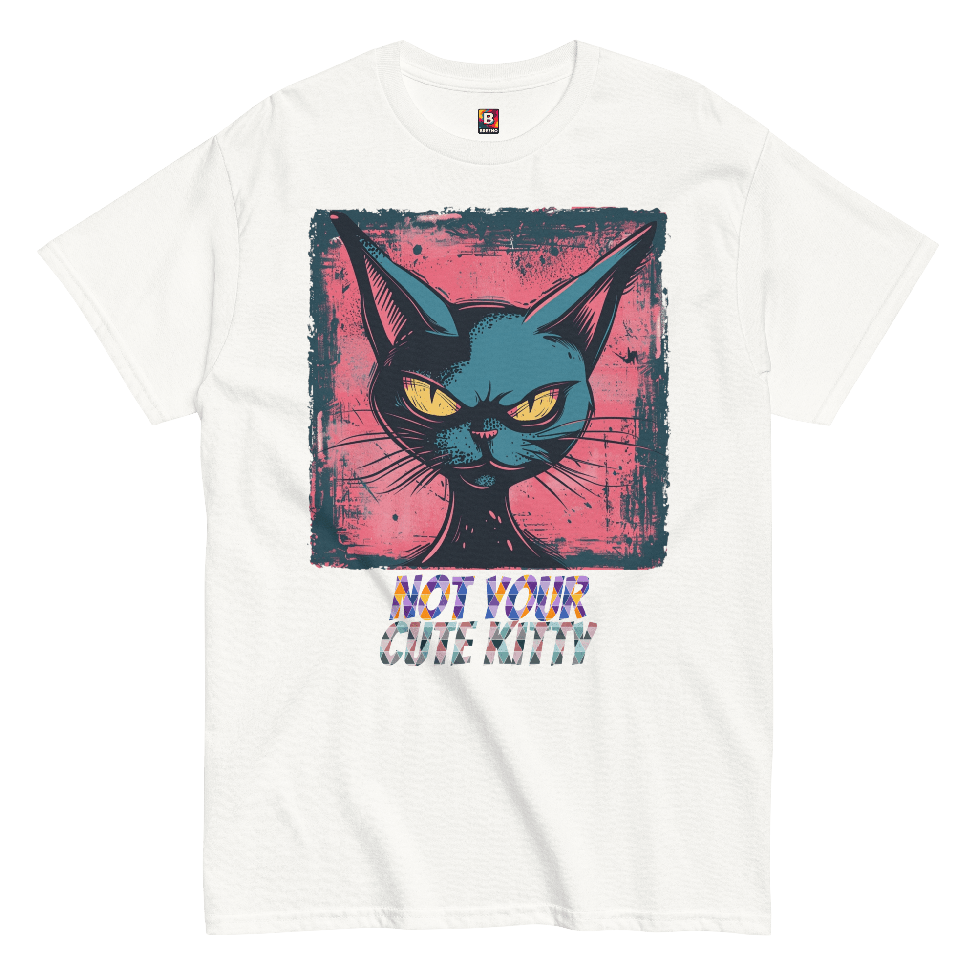 Not Your Cute Kitty - Freches Katzen T-Shirt für Damen & Herren | Lustig, stylisch und auffällig von Brezno – Streetwear von Brezno | Streetwear T-Shirt