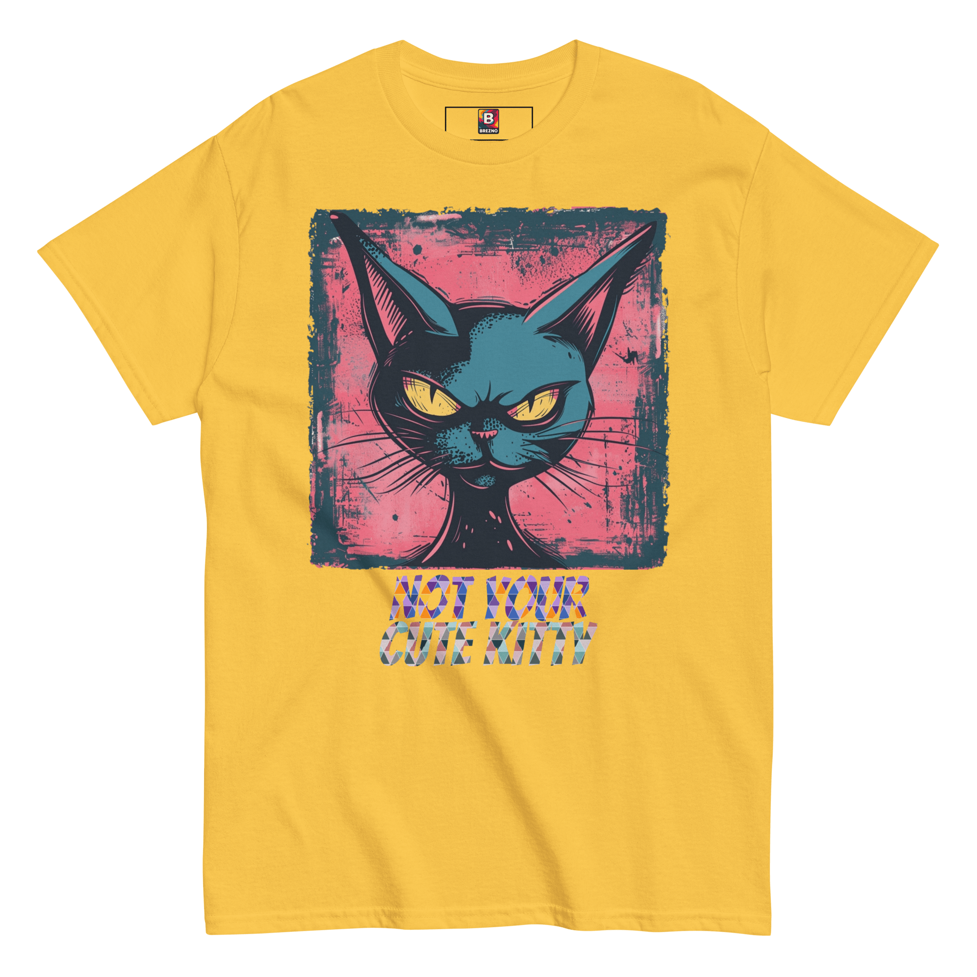Not Your Cute Kitty - Freches Katzen T-Shirt für Damen & Herren | Lustig, stylisch und auffällig von Brezno – Streetwear von Brezno | Streetwear T-Shirt