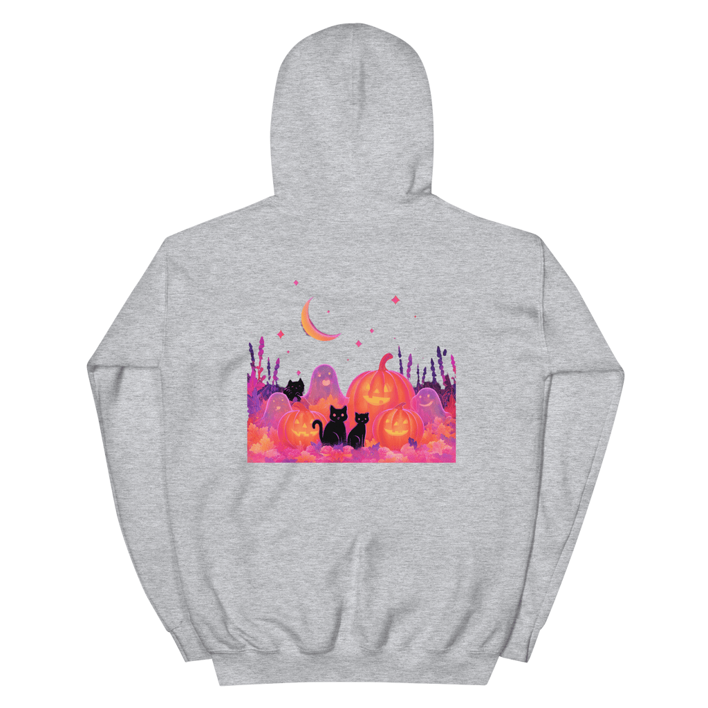 Pumpkin Skull Hoodie – Halloween Kapuzenpullover mit Kürbis Schädel von Brezno – Streetwear von Brezno | Halloween Hoodie