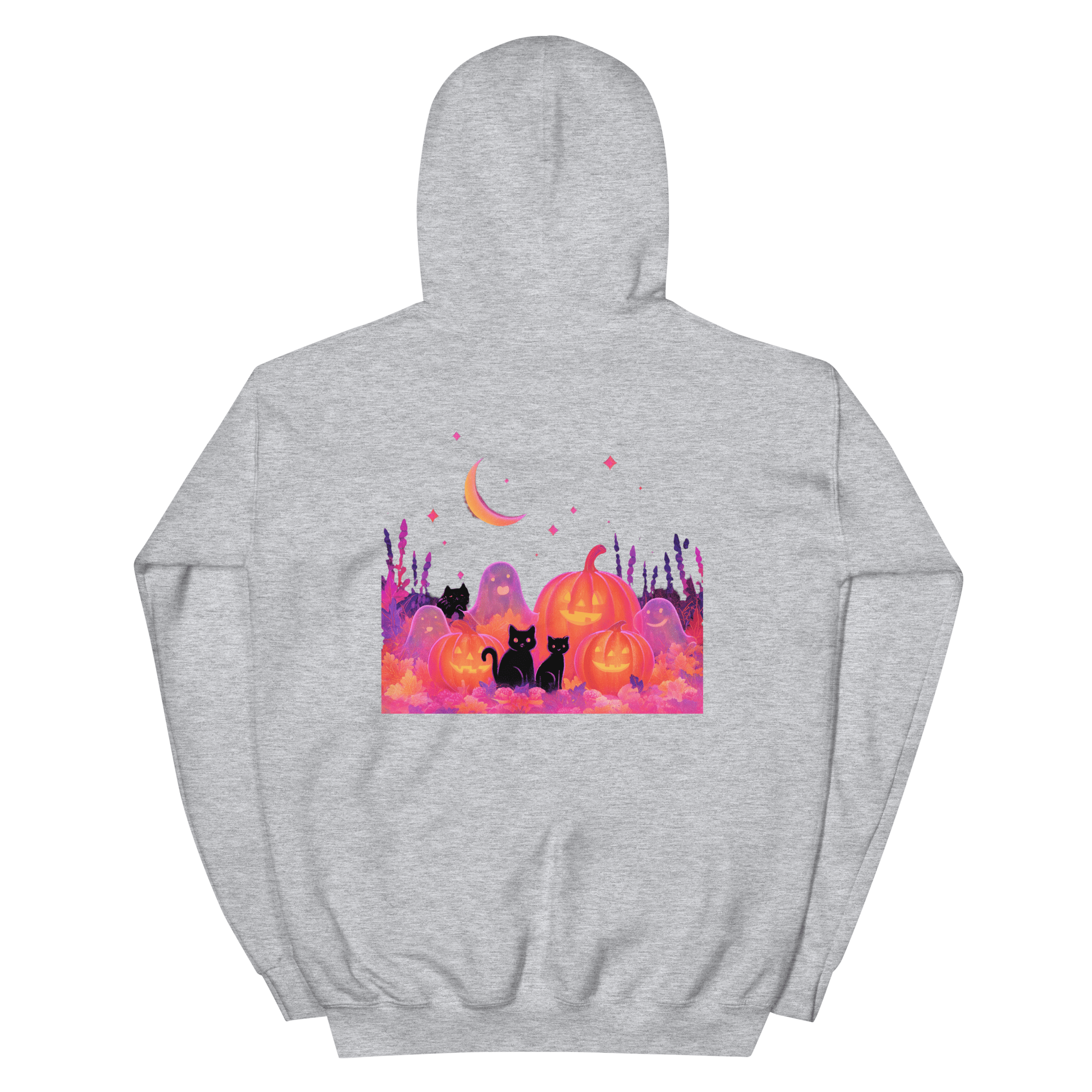 Pumpkin Skull Hoodie – Halloween Kapuzenpullover mit Kürbis Schädel von Brezno – Streetwear von Brezno | Halloween Hoodie