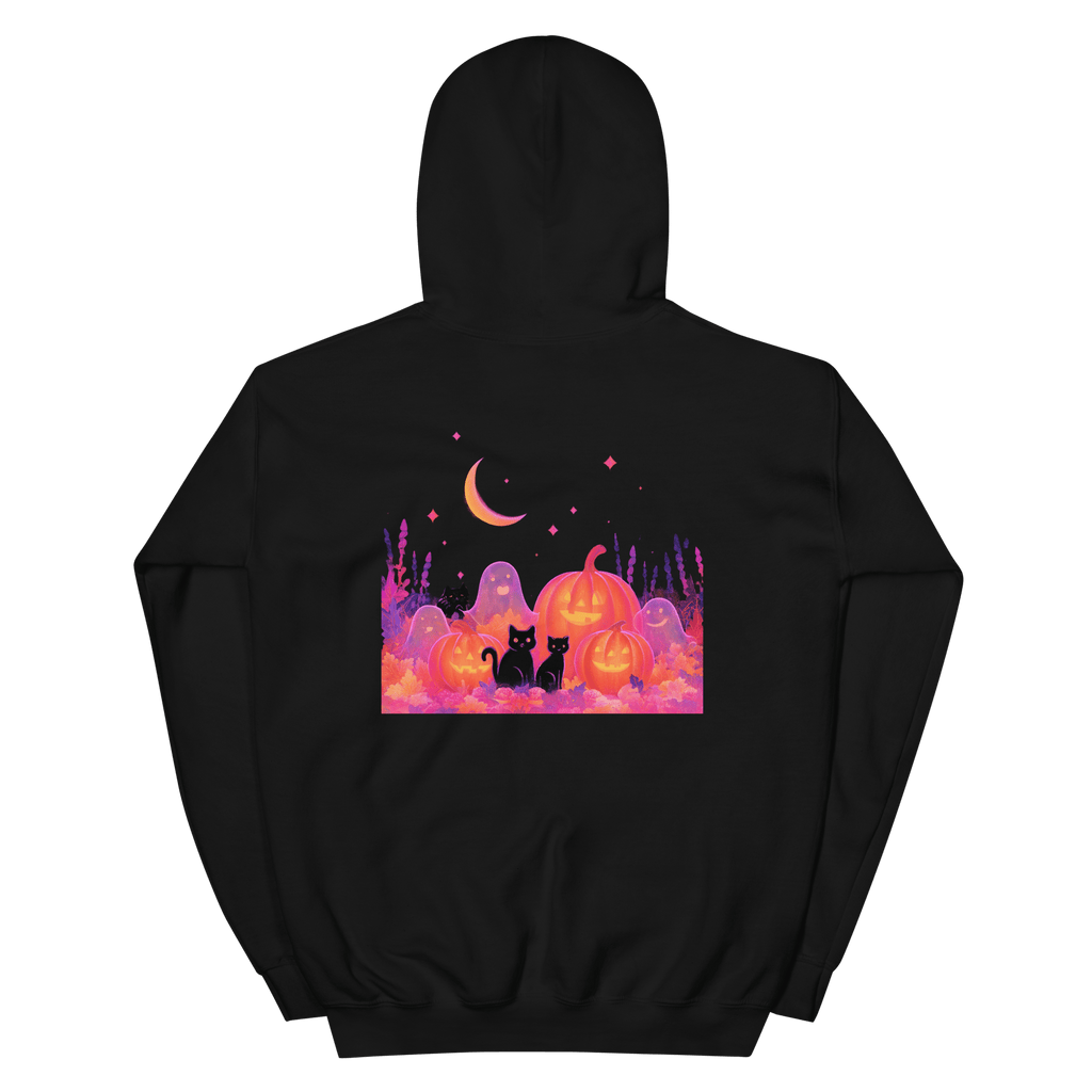 Pumpkin Skull Hoodie – Halloween Kapuzenpullover mit Kürbis Schädel von Brezno – Streetwear von Brezno | Halloween Hoodie