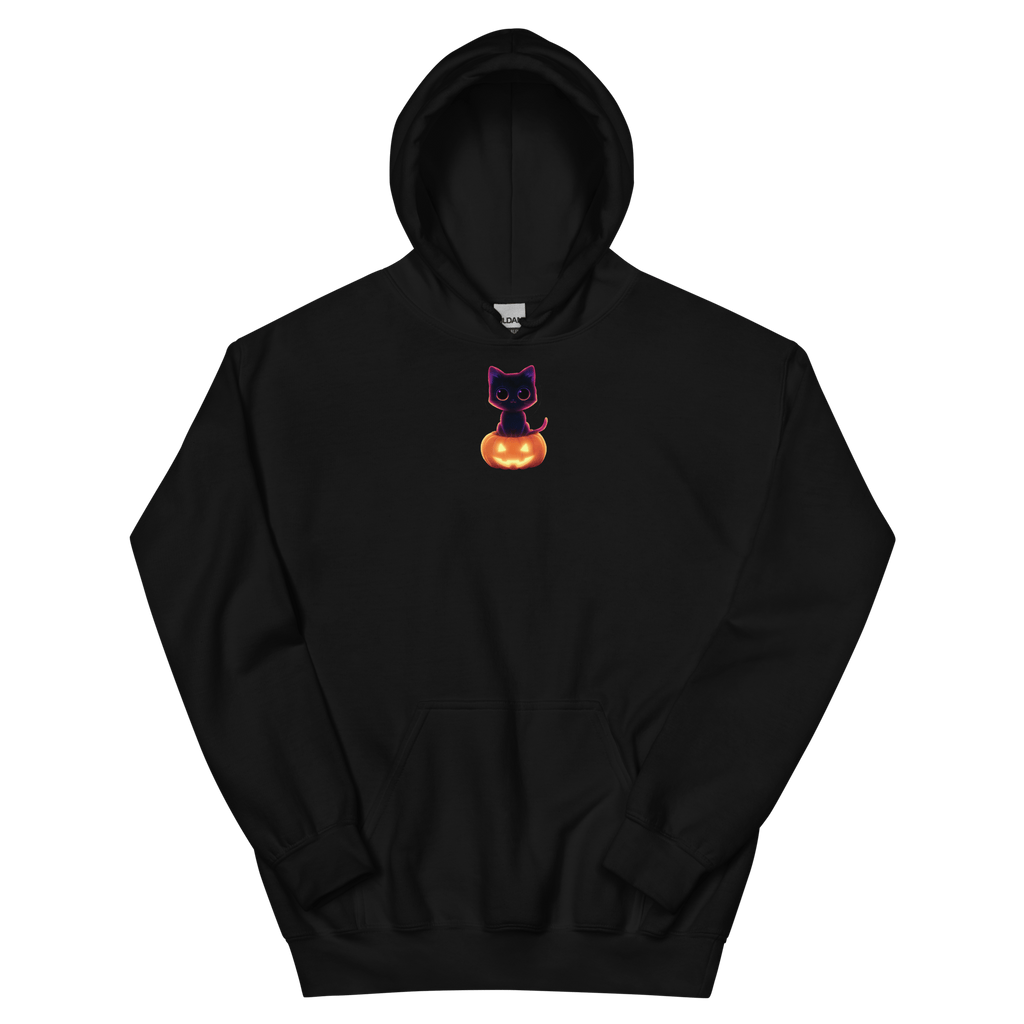 Pumpkin Skull Hoodie – Halloween Kapuzenpullover mit Kürbis Schädel von Brezno – Streetwear von Brezno | Halloween Hoodie