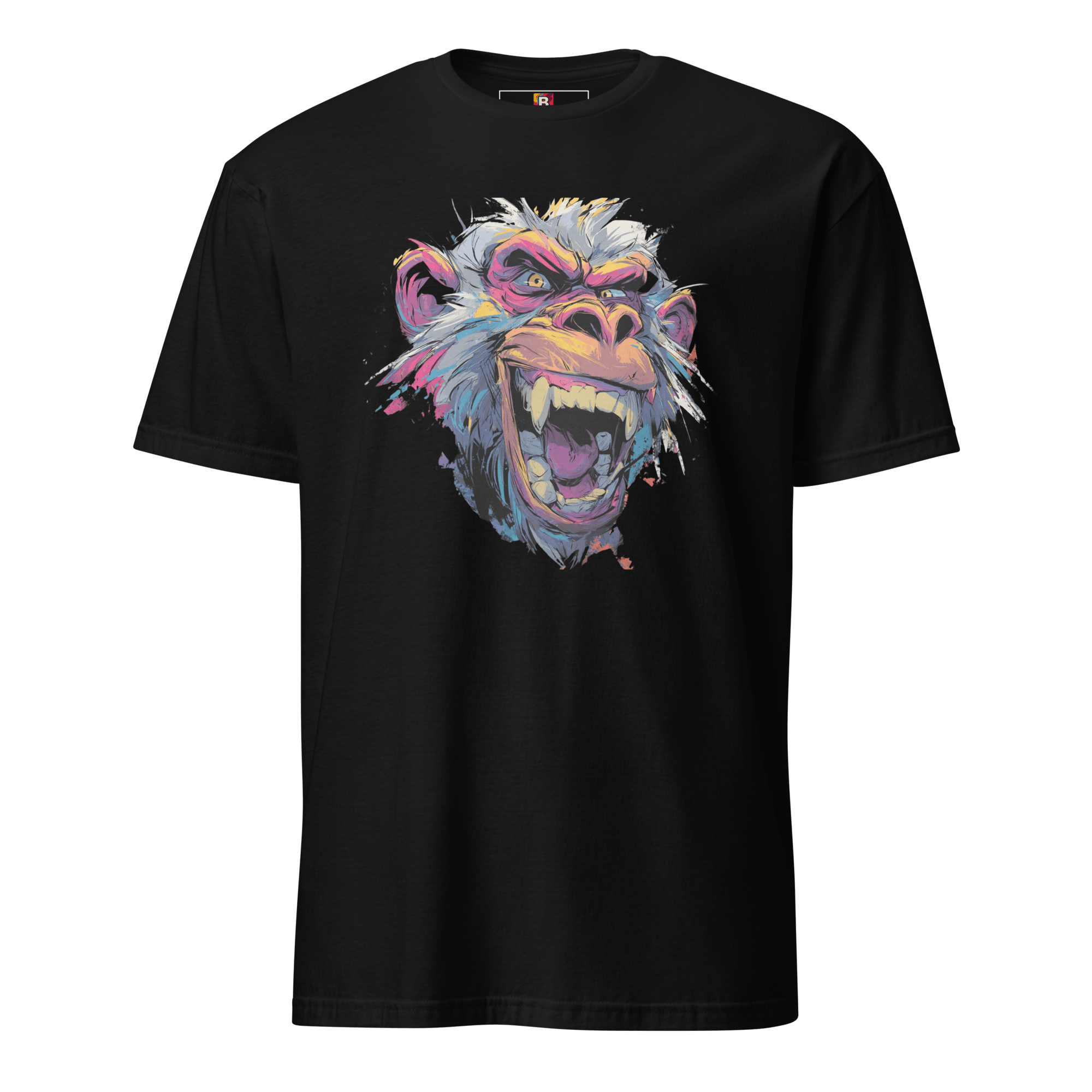 Wilder Pavian T-Shirt - Neon Comic Affe im Streetstyle | Statement Mode für Mutige von Brezno – Streetwear von Brezno | Streetwear T-Shirt