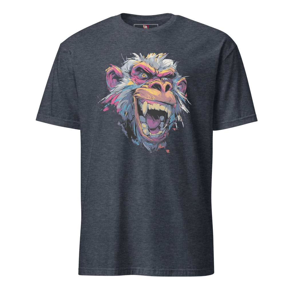 Wilder Pavian T-Shirt - Neon Comic Affe im Streetstyle | Statement Mode für Mutige von Brezno – Streetwear von Brezno | Streetwear T-Shirt