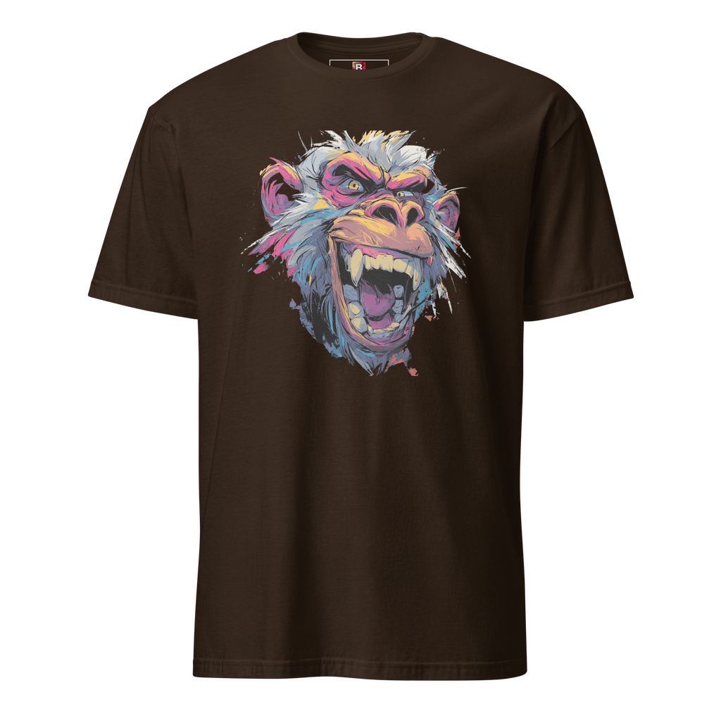 Wilder Pavian T-Shirt - Neon Comic Affe im Streetstyle | Statement Mode für Mutige von Brezno – Streetwear von Brezno | Streetwear T-Shirt